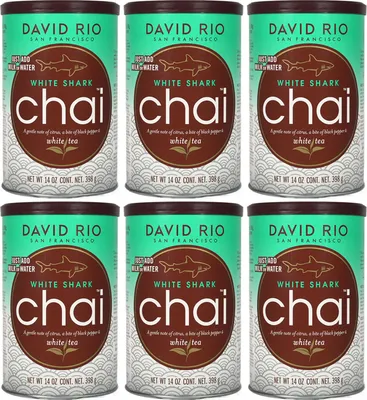 Produktbild von David Rio White Shark Chai 6x398g