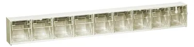 Produktbild von Schubladenschrank VarioPlus ProFlip (B x H x T) 600 x 240 x 200 mm, weiß, transparent, 1 Stück