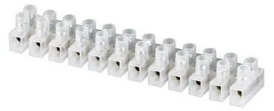 Productafbeelding van Electraline 80596 rail 12-aansluitingen - 4 mm ² transparant