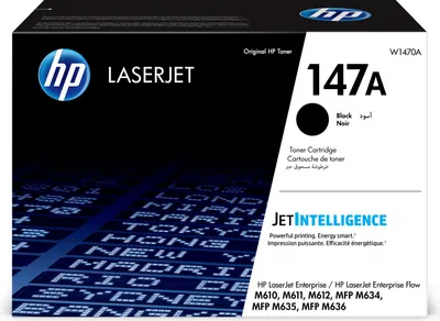 Zdjęcie produktu dla HP LaserJet Oryginalny czarny toner 147A, 10500 stron(y), Czarny, 1 szt.