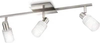 Produktbild von Philips myLiving Spot 521031716, Strahler Oberflächenbeleuchtung, E14, 3 Glühbirne(n), Fluoreszierend, 2700 K, Chrom