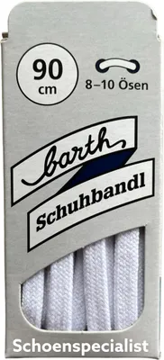 Produktbild von barth schuhbandl barth Exquisit flach weiss 90