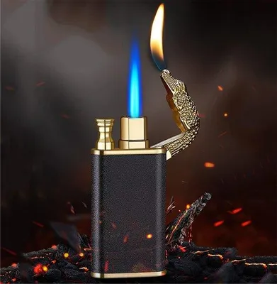 Produktbild von Wasserdichtes Doppelflammlighter aus Metall