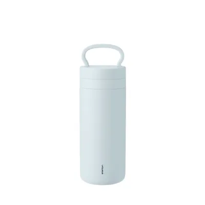 Produktbild von Stelton Thermobecher Tabi, Edelstahl, Kunststoff, Silikon, Soft Ice Blue, 400 ml, 370-1
