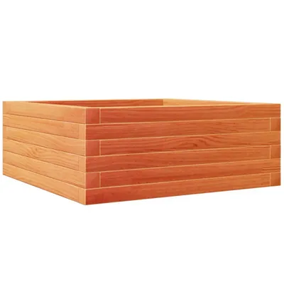 Image de vidaXL Bac à plantes brun cireux 60x60x23 cm pin massif