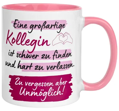 Produktbild von Tasse Kollegin – „Eine großartige Kollegin ist schwer zu finden“ – Abschiedsgeschenk