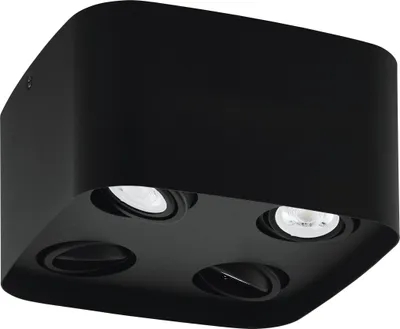 Produktbild von EGLO Caminales-Z, 4 Glühbirne(n), GU10, Schwarz