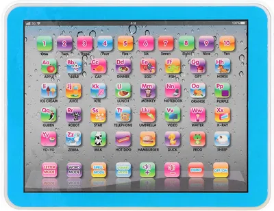 Image de Tablette pour enfants Jouets éducatifs Machine électronique Apprentissage précoce de l'anglais TabletteBlue