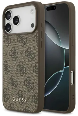 Obrázok produktu pre Kryt Guess 4G Classic pre iPhone 18 Pro Max / iPhone 17 Pro Max, hnedý