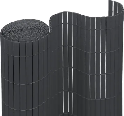 Produktbild von Yakimz zástěna pro soukromí PVC plot antracitový větrolam pro zahradu balkon a terasu 90x600cm