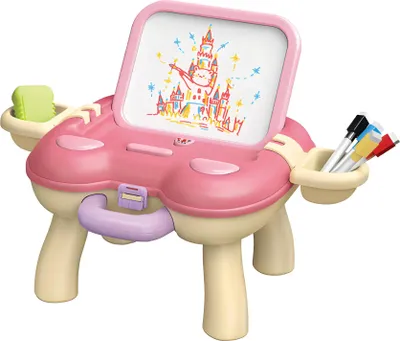 Produktbild von Aga4Kids Kindertafel mit Tisch Rosa