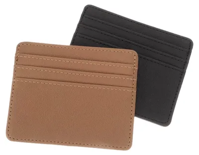 Produktbild von 2 Stück Kartenhüllen aus Kunstleder mit RFID-Schutz für Kredit- und Sozialversicherungskarten