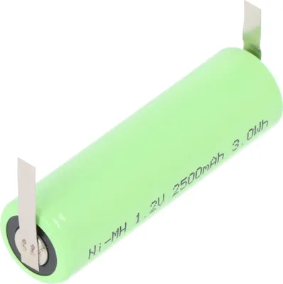 Produktbild von Akku passend für den Braun 3731 Akku, 3738 Akku 50,1 x 14,4mm, 1,2 Volt und 2500mAh