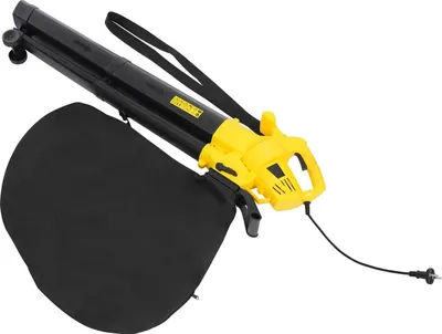 Produktbild von 3000W Laubbläser - Elektrischer 2-in-1 Laubsauger und Bläser - Kabelgebundenes Gartengerät - Hohe Leistung für Laub- und Hofreinigung - Gelb
