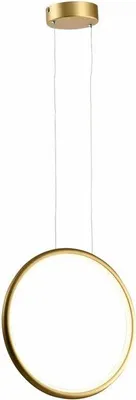 Zdjęcie produktu dla Lampa wisząca LED Ragi złota 18W Neutralna biel 1440lm akryl wym:120x33x12cm IP20 Reality