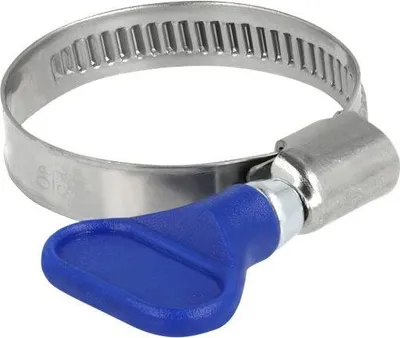 Produktbild von DELOCK Schlauchschelle, Flügelmutter 25-40mm 5 Stk. blau