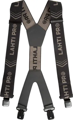 Image de L9020500 Bretelles pour pantalons de travail Bretelles pour pantalons d'hommes Bretelles pour pantalons d'artisanat 4 Clip métal Largeur 5cm Forte Elastique