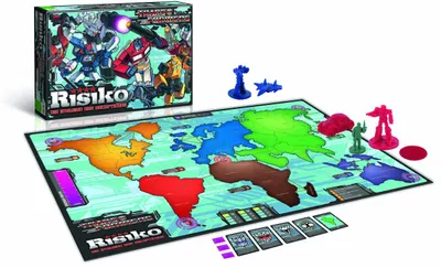 Produktbild von Risiko Transformers retro Spiel Brettspiel Gesellschaftsspiel