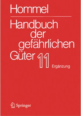 Produktbild von Handbuch der gefährlichen Güter. Band 11: Ergänzungslieferung Merkblätter 4341-4577