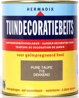 Produktbild von Gartendekorationsbeize 715 rein taup 750 ml Hermadix