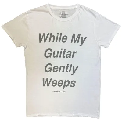 Immagine prodotto di The Beatles - My Guitar Gently Weeps - Maglietta grande unisex - Bianco