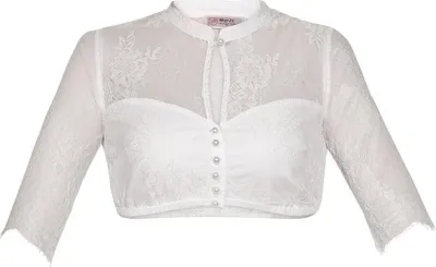 Produktbild von Dirndlbluse Nora-Madlenka creme halbarm 34