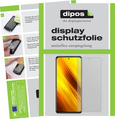 Produktbild von 5x Schutzfolie für Poco X3 NFC Display Folie matt Displayschutzfolie