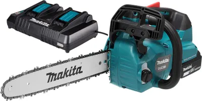 Image de Tronçonneuse LXT® 36V (2x18V) - MAKITA - avec 2 batteries 18V 5.0Ah - chargeur double - DUC356T001