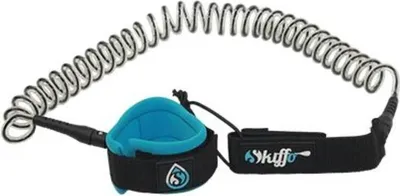 Obrázek produktu pro Skiffo Twisted Leash pro SUP/Surfing - 8 mm - modrá/černá