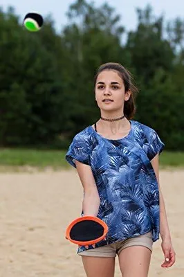 Produktbild von Klettball-Ersatzbälle, 2 Bälle mit 6,25 cm Durchmesser im Netz