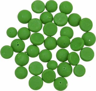 Produktbild von Glorex Wachsfarbe in Pastillenform neon grün 5 g