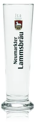 Produktbild von 6x Neumarkter Lammsbräu Bier Glas 0,2l Stange Brauerei Gläser Beer Becher