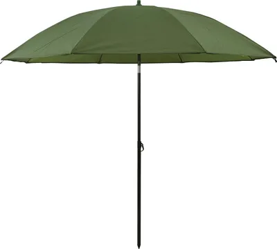 Image de Parapluie de pêche vidaXL, jaune militaire, 220 x 185 cm, polyester Oxford
