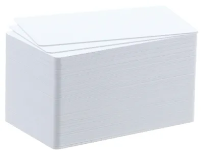 Immagine prodotto di Cartoncini di carta bianchi 30mil 100 confezioni 30mil (0,76mm), solo per Badgy (CBGCP030W)