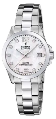 Produktbild von Festina SWISS MADE CLASSIC STEEL F20049/7 Damenarmbanduhr