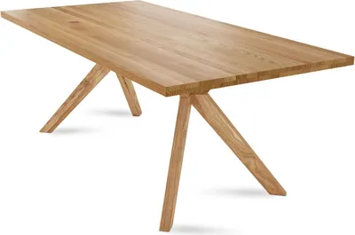 Produktbild von Esstisch Daisey 1 160x78x90 Esszimmertisch Massivholz Wildeiche