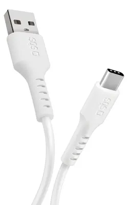 Produktbild von SBS USB zu USB-C Kabel 1m weiß