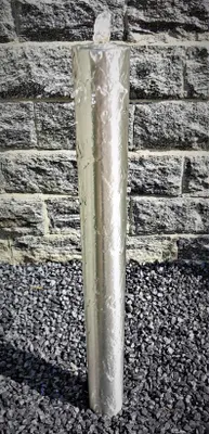 Produktbild von Säulenbrunnen 100 / 10 cm rund Edelstahl matt gebürstet incl. LED Komplettset