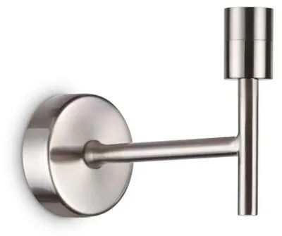 Produktbild von Ideal Lux Wandleuchte SET UP MAP1 NICKEL 259796 E27 1x60W IP20 19cm Nickel
