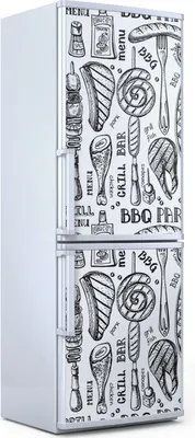 Produktbild von Magnete Dekorative - 70 cm x 190 cm - Küche - Magnetmatte Kühlschrankmagnete - Barbecue Und Grillgut