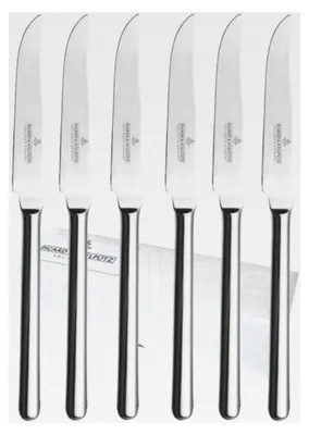 Produktbild von 6 Stück Steakmesser mit Stahlheft aus der Serie Ventura