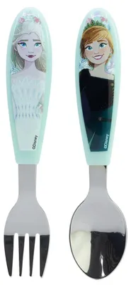 Kinderbesteck-Set, 2-teilig, Edelstahl, BPA-frei, ab 4 Jahren