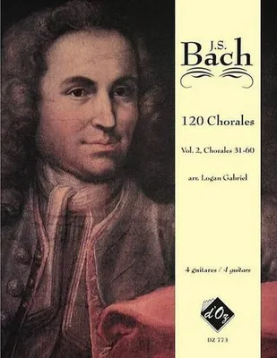 Produktbild von 120 Chorales vol.2 (no.31-60)pour 4 guitares