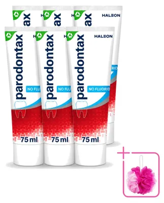 Immagine prodotto di 6 tubetti di dentifricio Parodontax senza fluoro - 75 ml - confezione risparmio - 6 pezzi