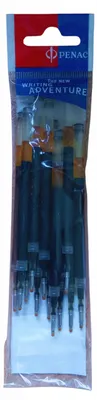 Produktbild von Penac Gel-Nachfüllpatronen schwarz, 0,7 mm, 12 Stück