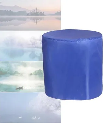 Obrázok produktu pre Vodotesné okrúhle záhradné domčeky 125 x 70 cm – odolný vonkajší poťah 420D
