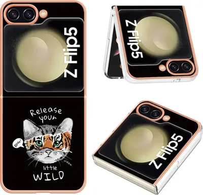 Immagine prodotto di Per Samsung Galaxy Z Flip5 5G Design Series TPU + PC Custodia protettiva Cover Cover protettiva