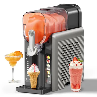 Slush-Maschine 2,6 l, 6 Modi, Edelstahl, Touch-Bedienung