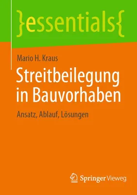 Produktbild von Streitbeilegung in Bauvorhaben