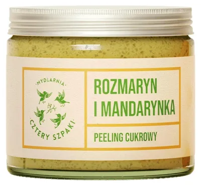 Produktbild von CZTERY SZPAKI - Rosmarin- und Mandarinen-Zuckerpeeling, 250 ml